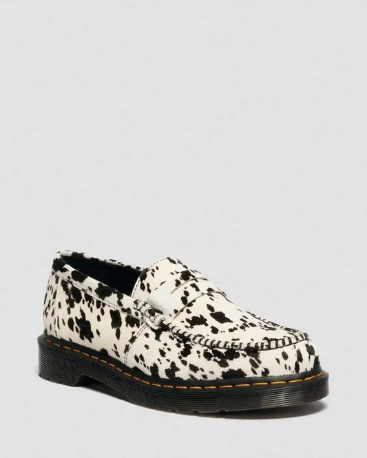 Penton Dalmatian Hair On Leather Loafers
