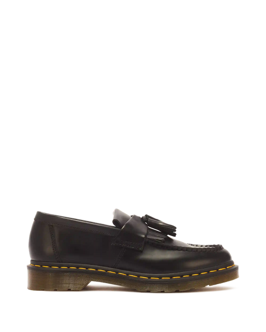 Adrian Yellow Stitch Leather Tassel Loafers