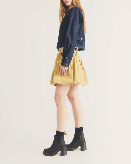 Spence Leather Flared Heel Chelsea Boots
