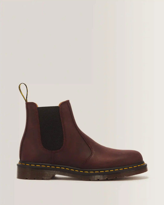 2976 Yellow Stitch Crazy Horse Chelsea Boots