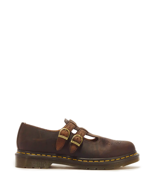 8065 Crazy Horse Leather Mary Jane Shoes