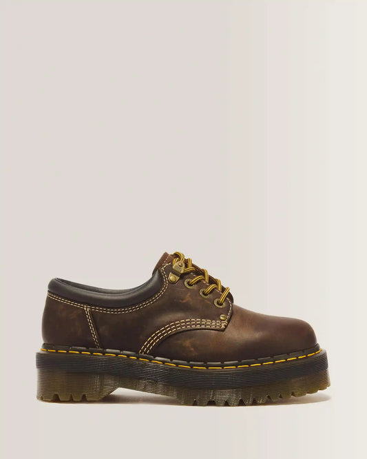 8053 Arc Crazy Horse Leather Platform Casual Shoes