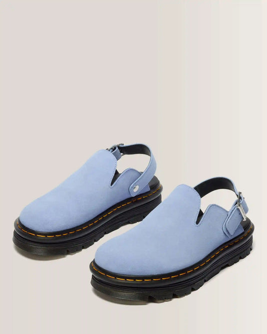 Zebzag Suede Casual Slingback Platform Mules