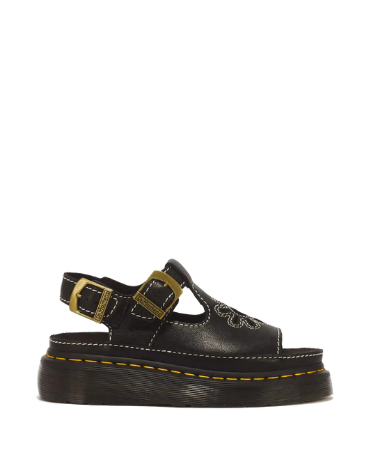 Dunnet Flower Full Grain Leather Sandals