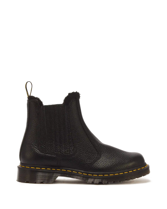 2976 LEONORE II FAUX FUR LINED SOFT LEATHER CHELSEA BOOTS