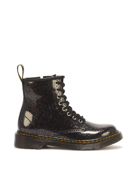 JUNIOR 1460 GLITTER PATENT LEATHER BOOTS