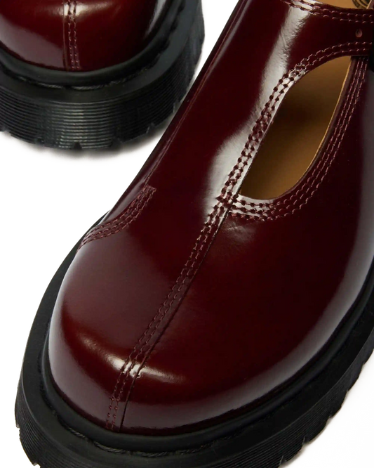 Rejena Mary Jane Lacquered Leather Shoes