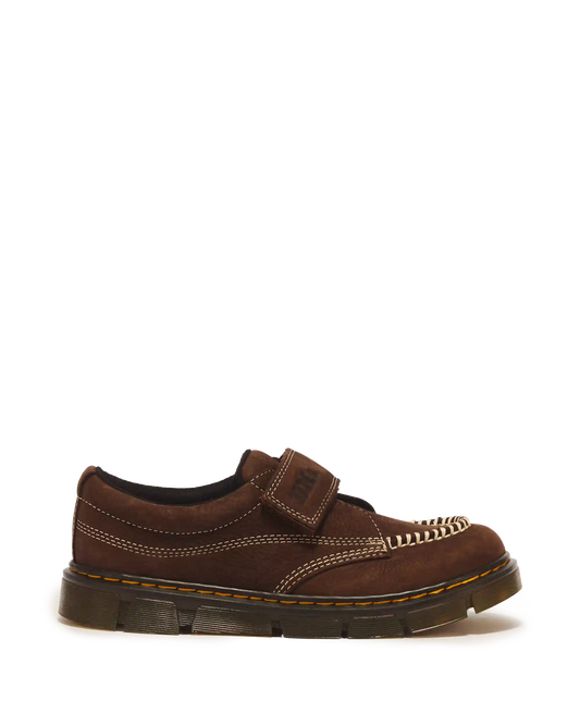 Youth Raffe Strap Tumbled Nubuck Strap Shoes