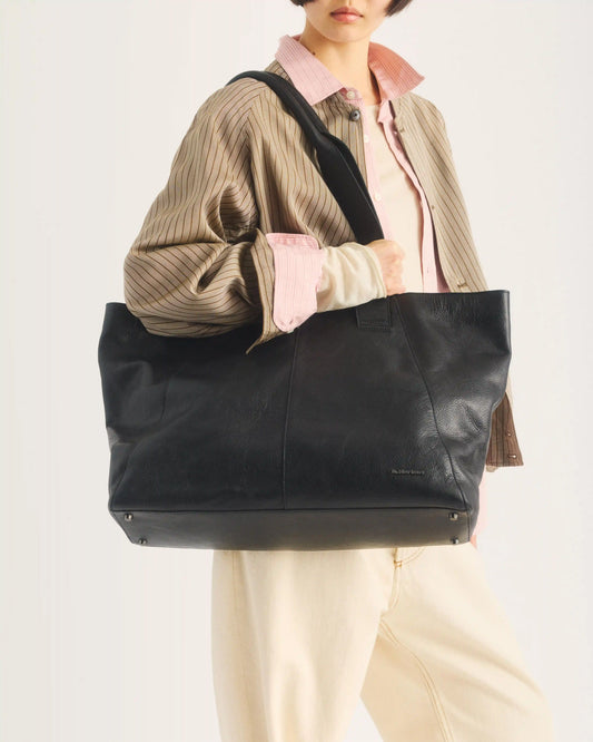 Maxi Overdrive Leather Tote Bag