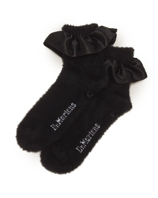 Satin Frill Fluffy Socks