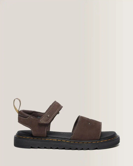 Toddler Marlowe Flower Debossed Nubuck Strap Sandals