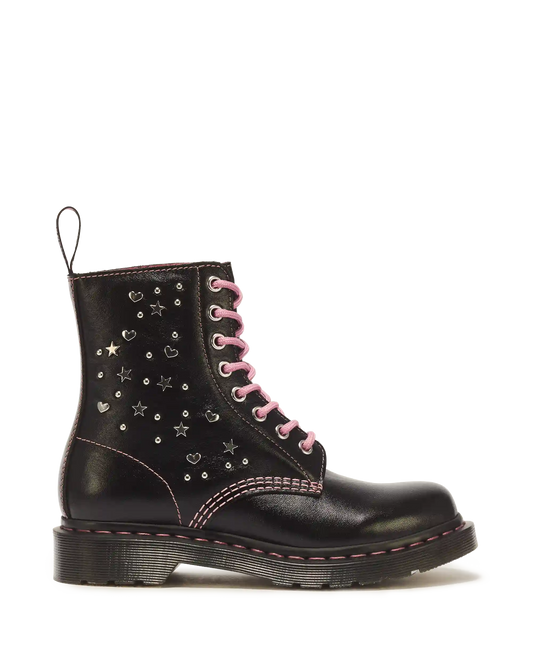 1460 Pascal Hearts & Stars Leather Lace Up Boots