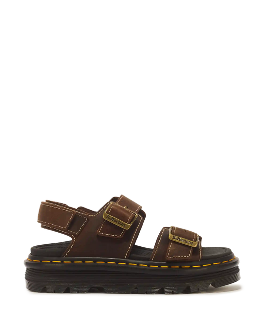 Zebzag Crazy Horse Leather Sandals