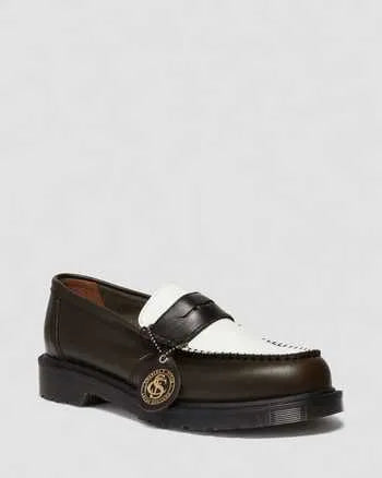 Penton Made In England Two-Tone Leather Loafers