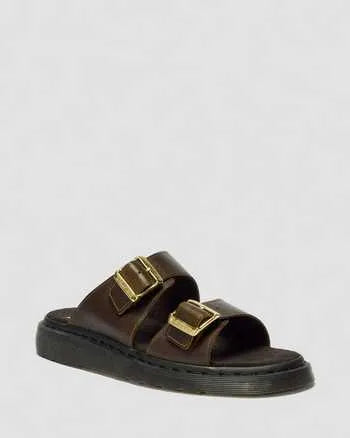 Josef Two Strap Leather Sandals