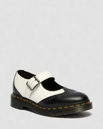 Mary Jane Monochrome Leather Shoes