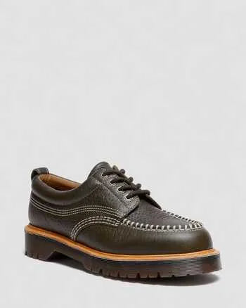 Lowell Wild Grain Leather Moc Toe Shoes