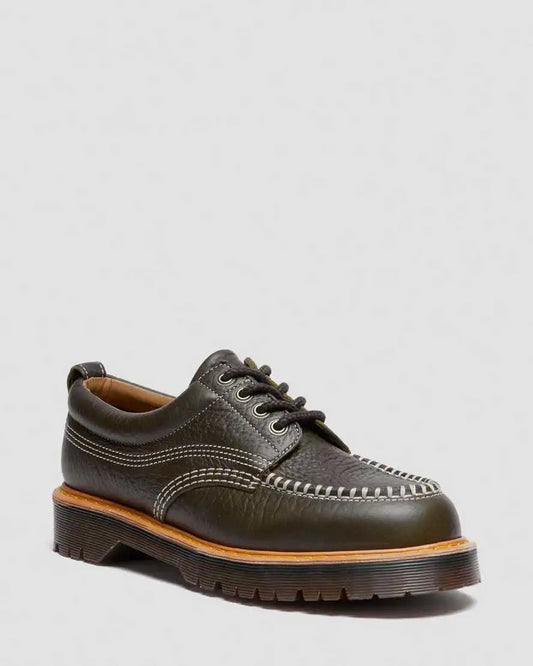 Lowell Wild Grain Leather Moc Toe Shoes