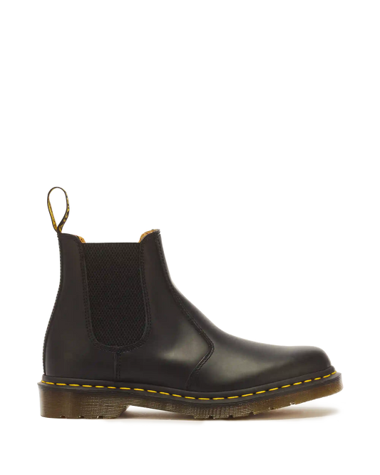 2976 Yellow Stitch Smooth Leather Chelsea Boots