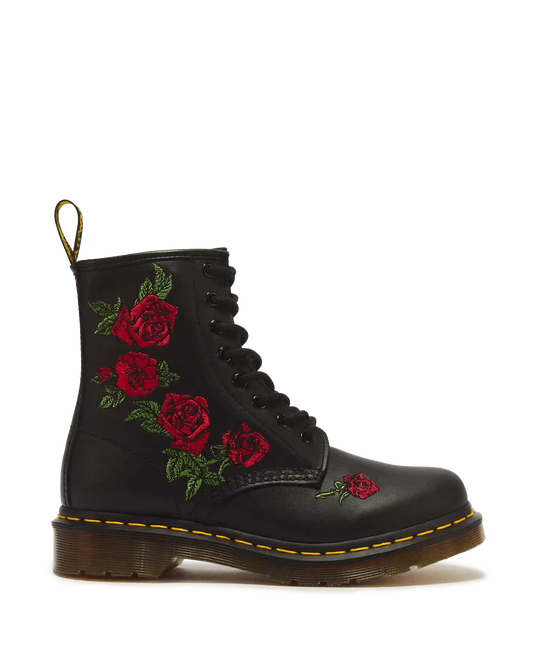 1460 Vonda Floral Leather Lace Up Boots