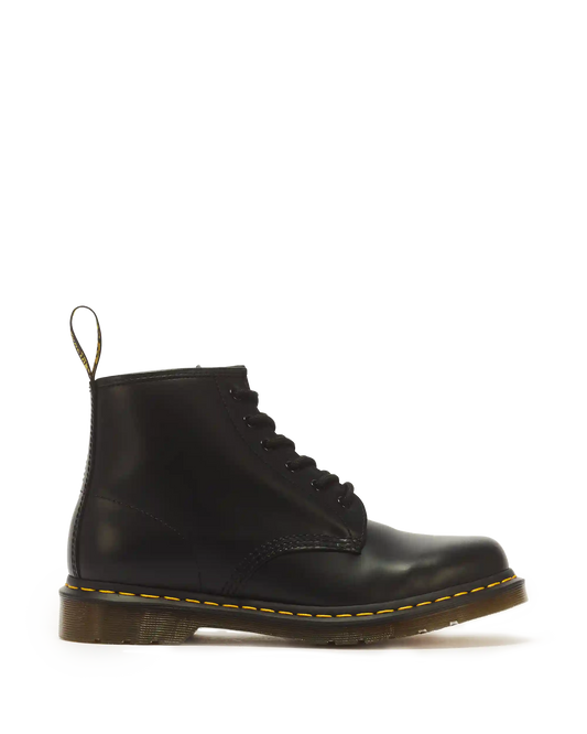 101 Yellow Stitch Smooth Leather Ankle Boots