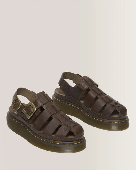 Wrenlie Grizzly Leather Fisherman Sandals