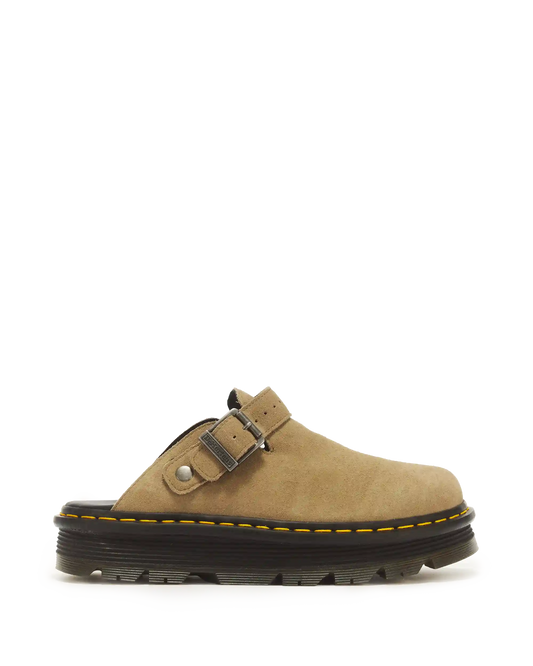 Zebzag Suede Casual Slingback Platform Mules
