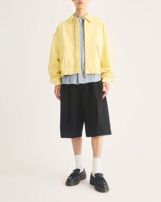 Adrian Yellow Stitch Ambassador Leather Loafers