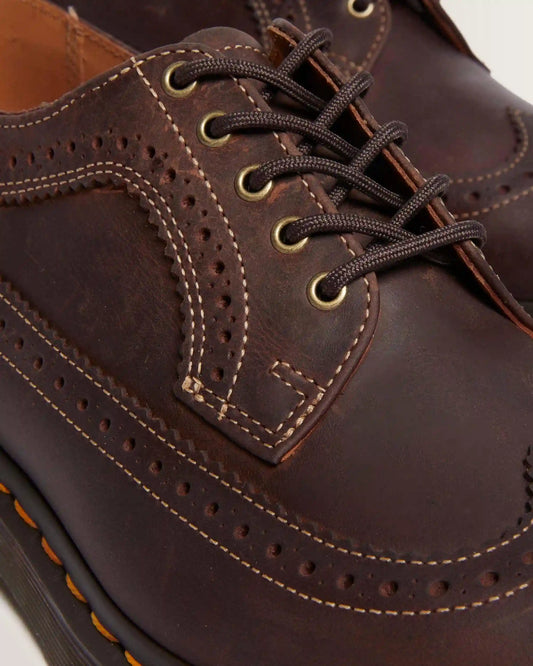 3989 Crazy Horse leather brogue shoes