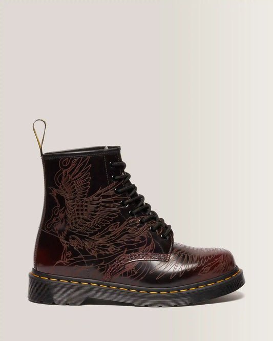 1460 PHOENIX ARCADIA RUB OFF LEATHER BOOTS