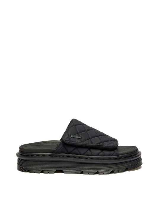 Zebzag Quilted Canvas Platform Slides