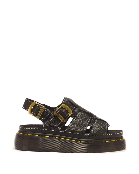 Wrenlie Open Toe Nappa Leather Fisherman Platform Sandals
