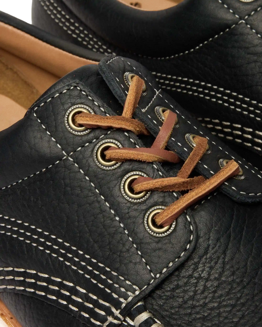 Lowell Wild Grain Leather Moc Toe Shoes