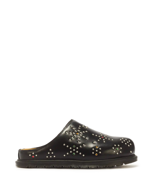 San Studded Leather Mules