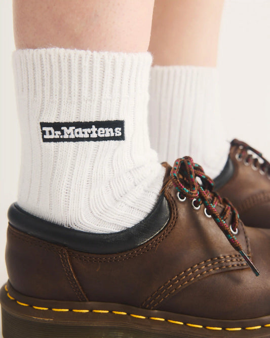 Short Athletic Logo Organic Cotton Blend Socks