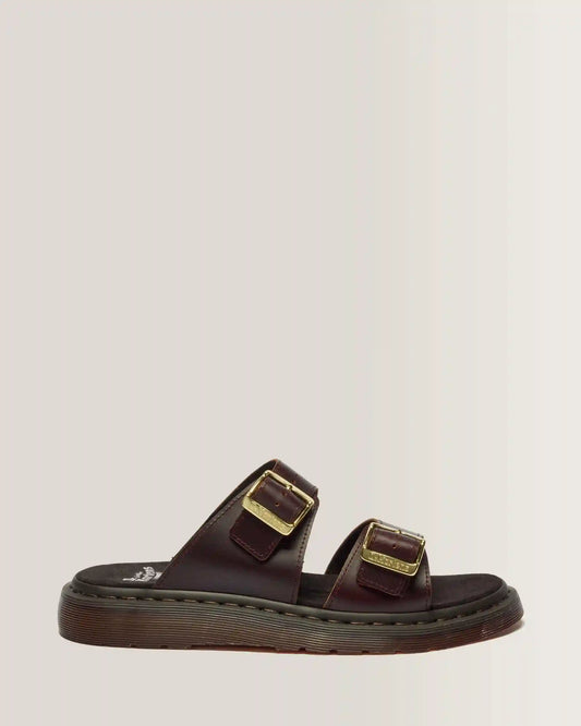 Josef Two Strap Atlas Leather Sandals