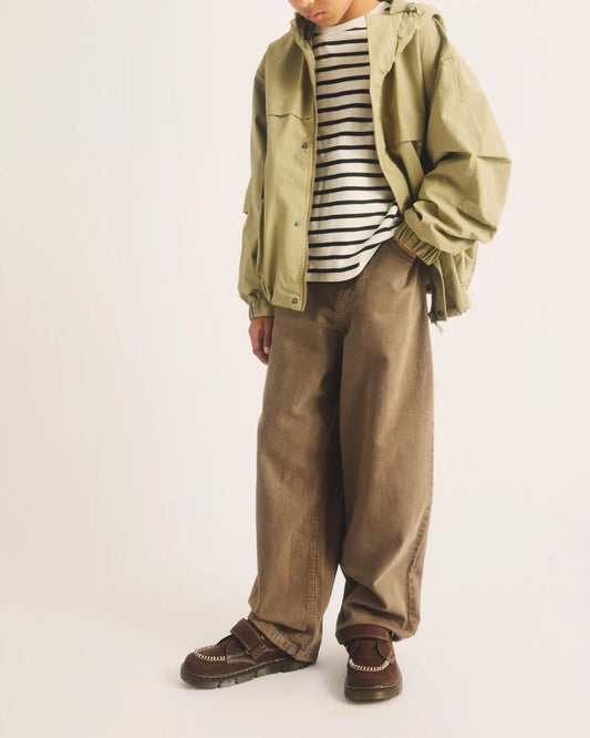Youth Raffe Strap Tumbled Nubuck Strap Shoes