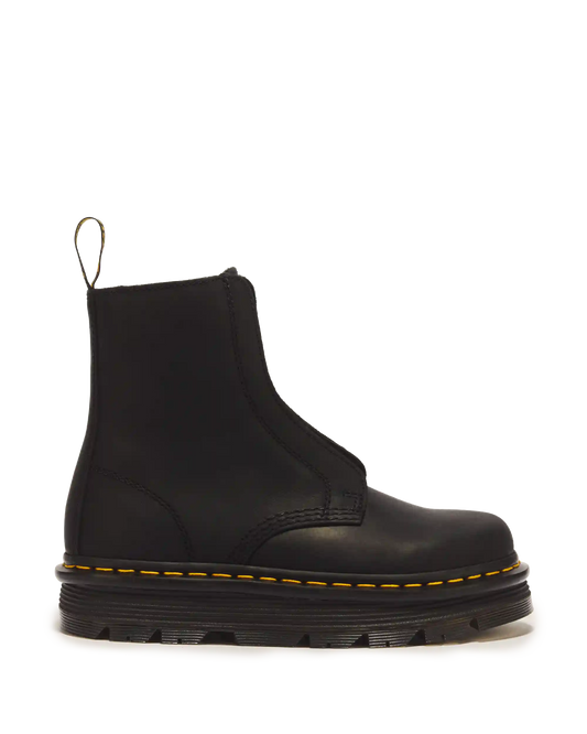 Zebzag Laceless Slip On Leather Boots