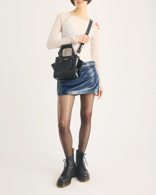 Small Leather Tote Bag
