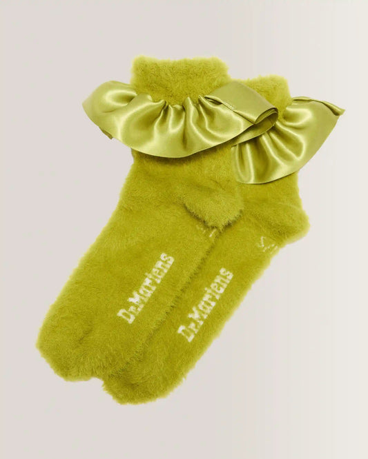 Satin Frill Fluffy Socks