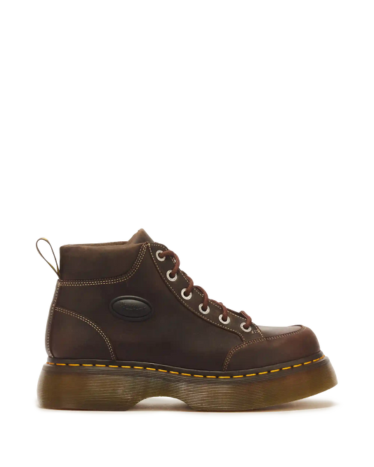 Buzz 6 Eye Crazy Horse Leather Lace Up Boots
