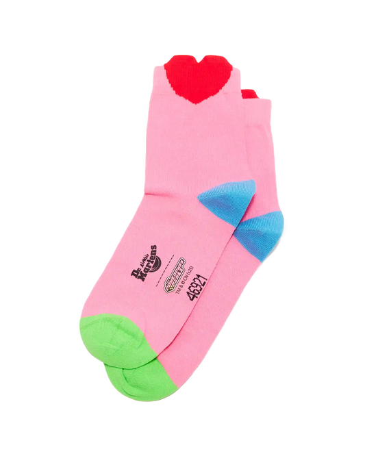 Jacquard Heart Powerpuff Girls Socks