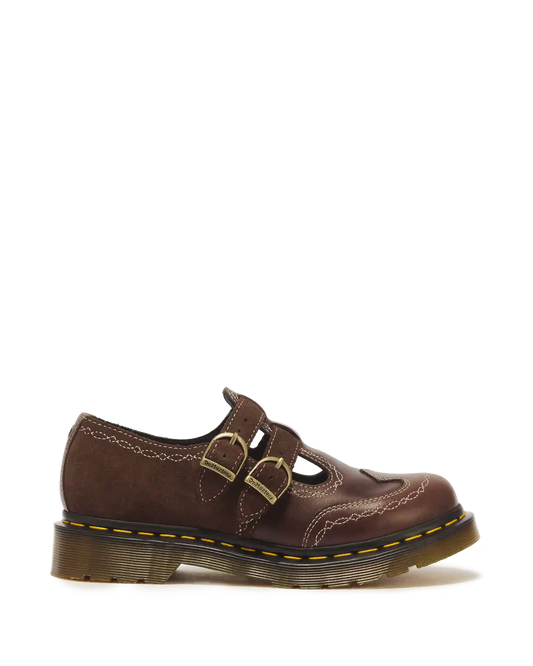 8065 Desert Rodeo Leather & Suede Mary Jane Shoes