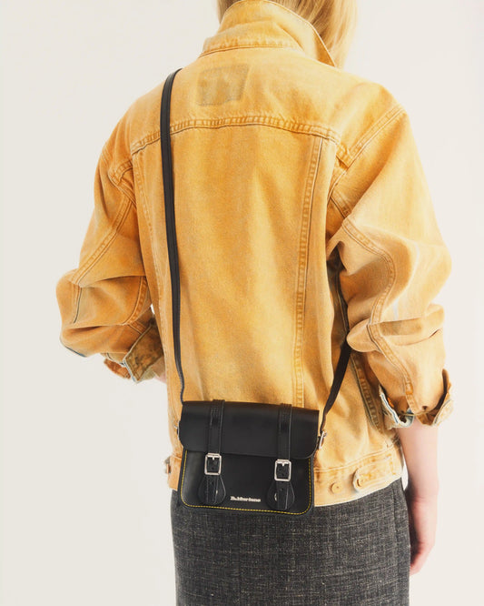 7 Inch Leather Crossbody Bag