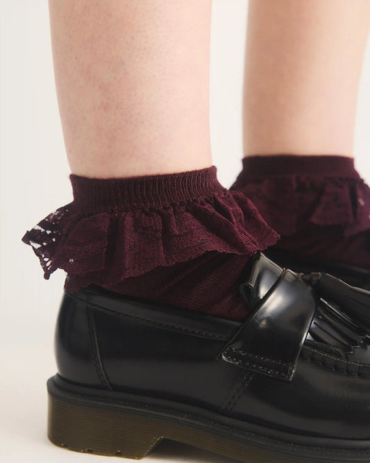 Frill Organic Cotton Blend Socks
